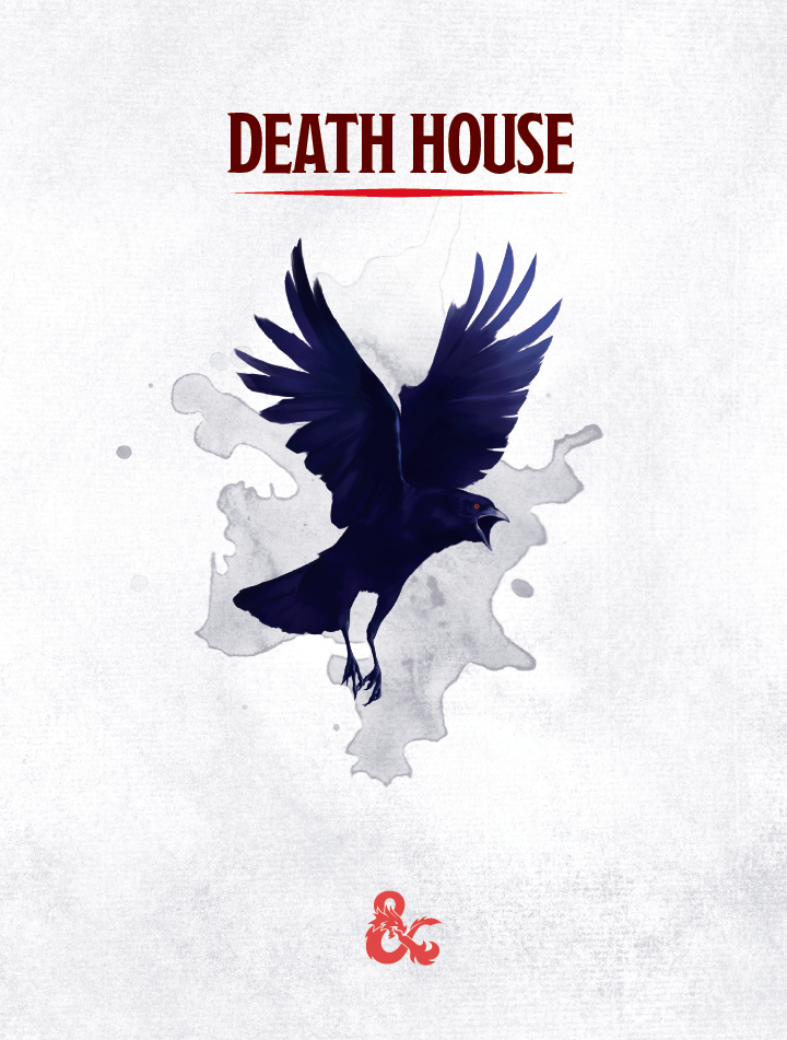 Primeira página da aventura Death House